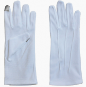 代驾专用灰色白薄短款礼仪开车防滑触屏透气男女驾驶骑行通用手套